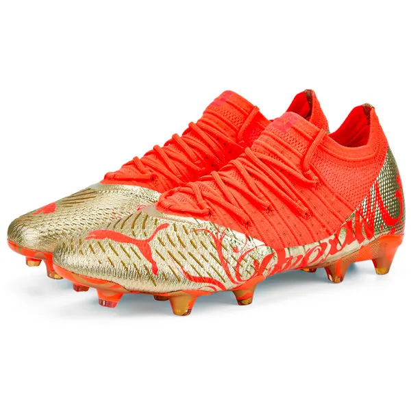 Puma Neymar Jr. Future Z 1.4 Firm Ground Soccer Cleats (Fiery Coral Gold)