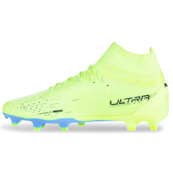 Puma Ultra Pro FG/AG Soccer Cleats (Fizzy Light/Parisian Blue)