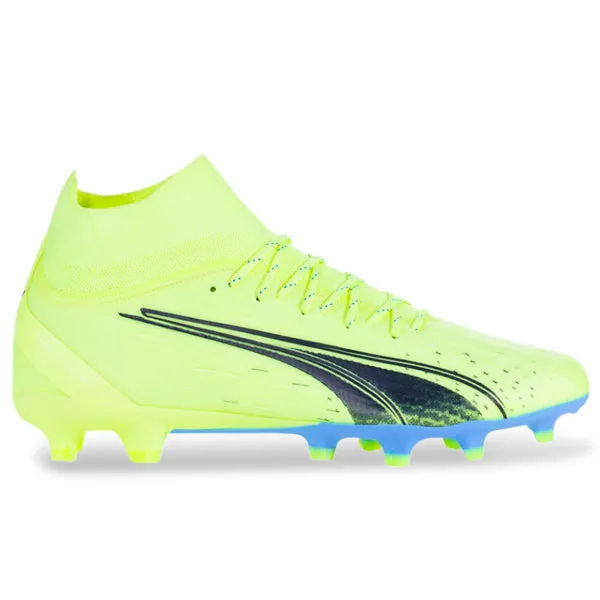 Puma Ultra Pro FG/AG Soccer Cleats (Fizzy Light/Parisian Blue)