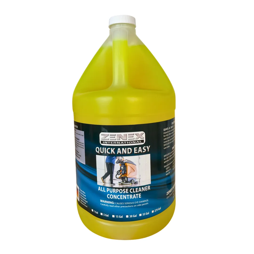 QUICK & EASY All Purpose Cleaner Concentrate for Commercial and Industrial Floor Scrubber Machines