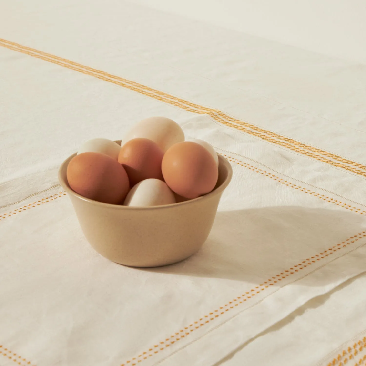 Shashiko Linen Tablecloth