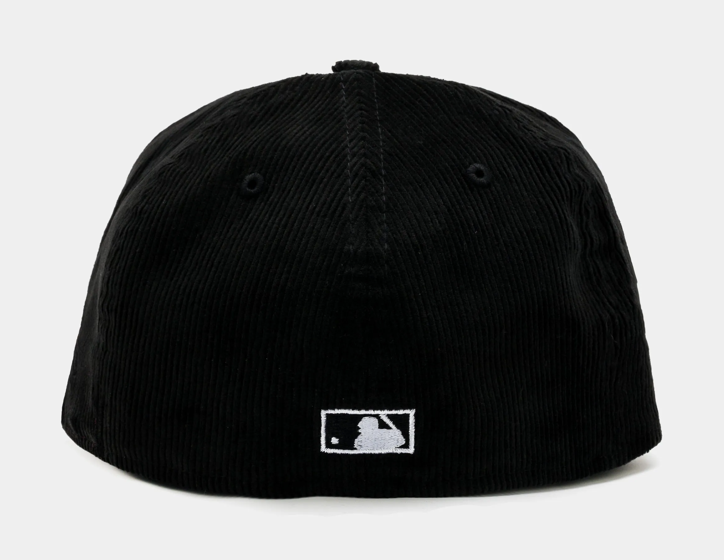 Shoe Palace Exclusive Los Angeles Dodgers Black Corduroy 59Fifty Fitted Mens Hat (Black/White)