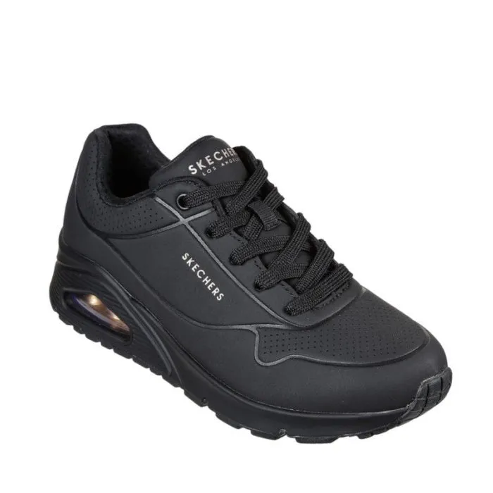 Skechers Uno Stand On Air Womens Trainer Black Sole