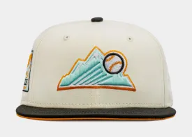 SP Exclusive Reverse Dreams Colorado Rockies 59Fifty Mens Fitted Hat (Beige/Black)