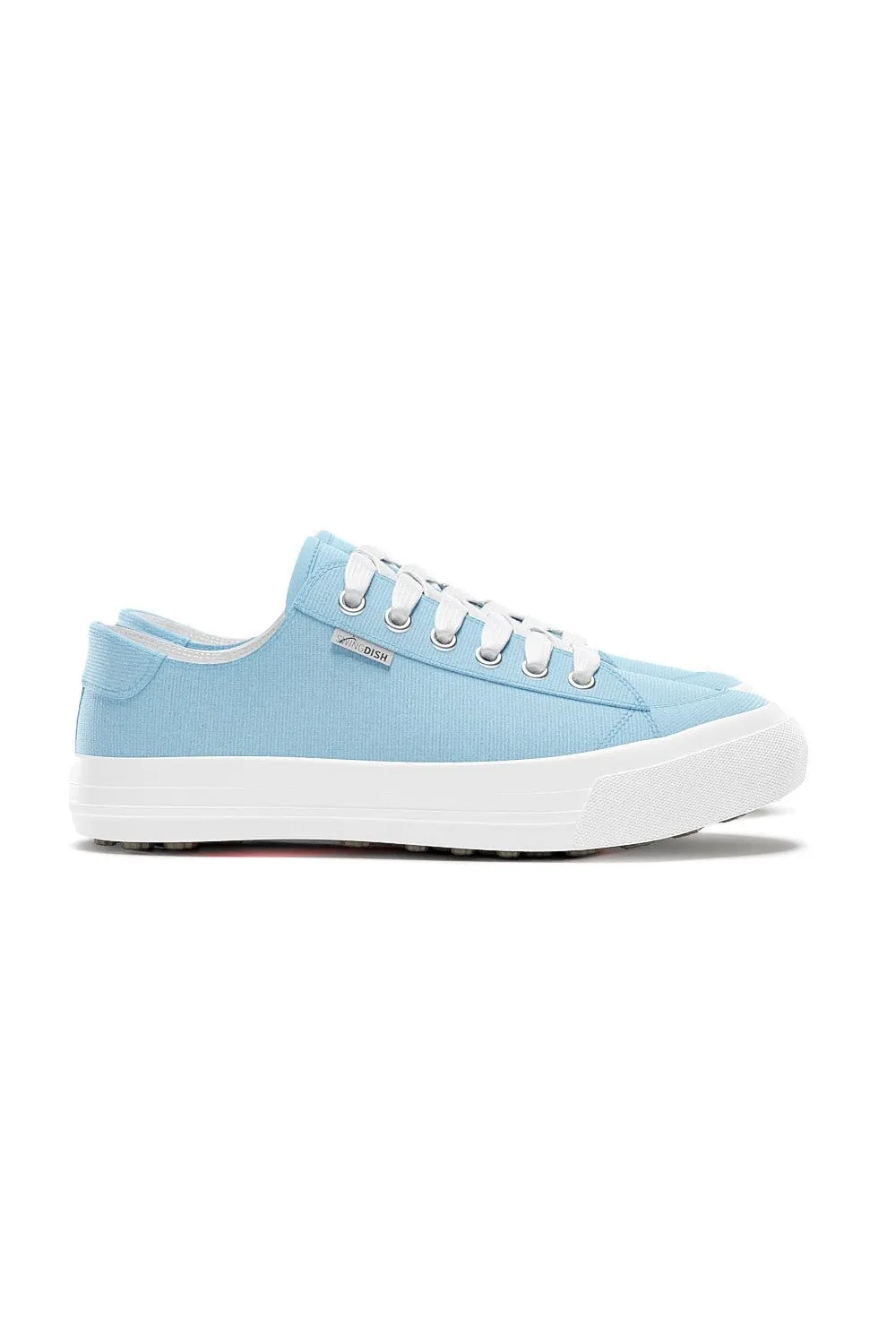 Spikeless Sky Blue Canvas Traveler Shoe - FINAL SALE