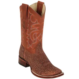 Square Toe Shark Skin Cowboy Boots