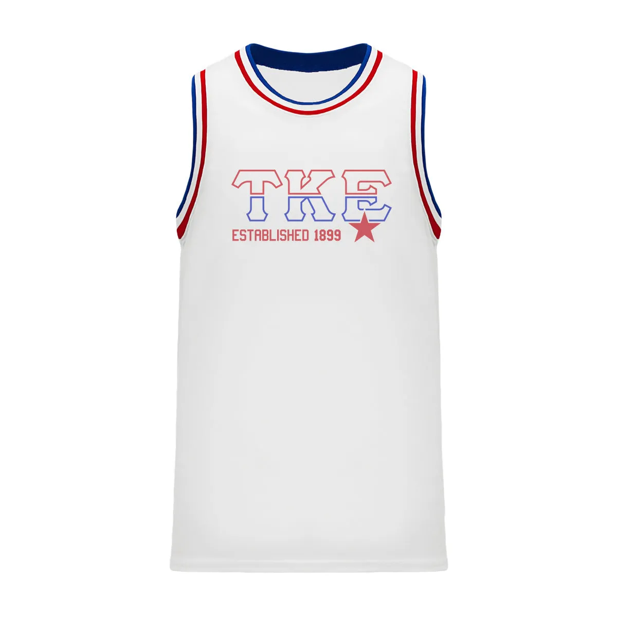 TKE Retro Block Basketball Jersey