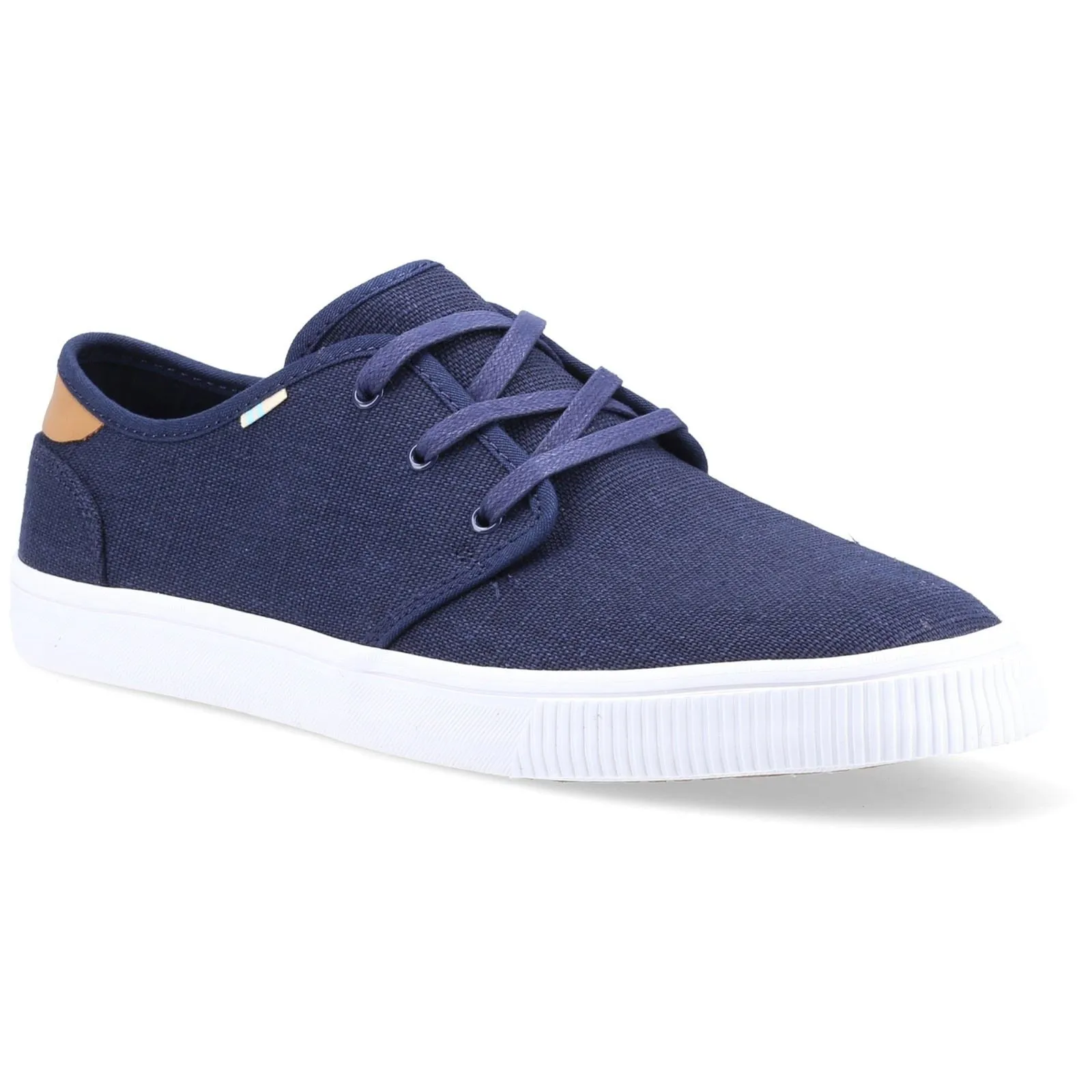 TOMS Carlo Jute Men's Navy Heritage Canvas Trainers