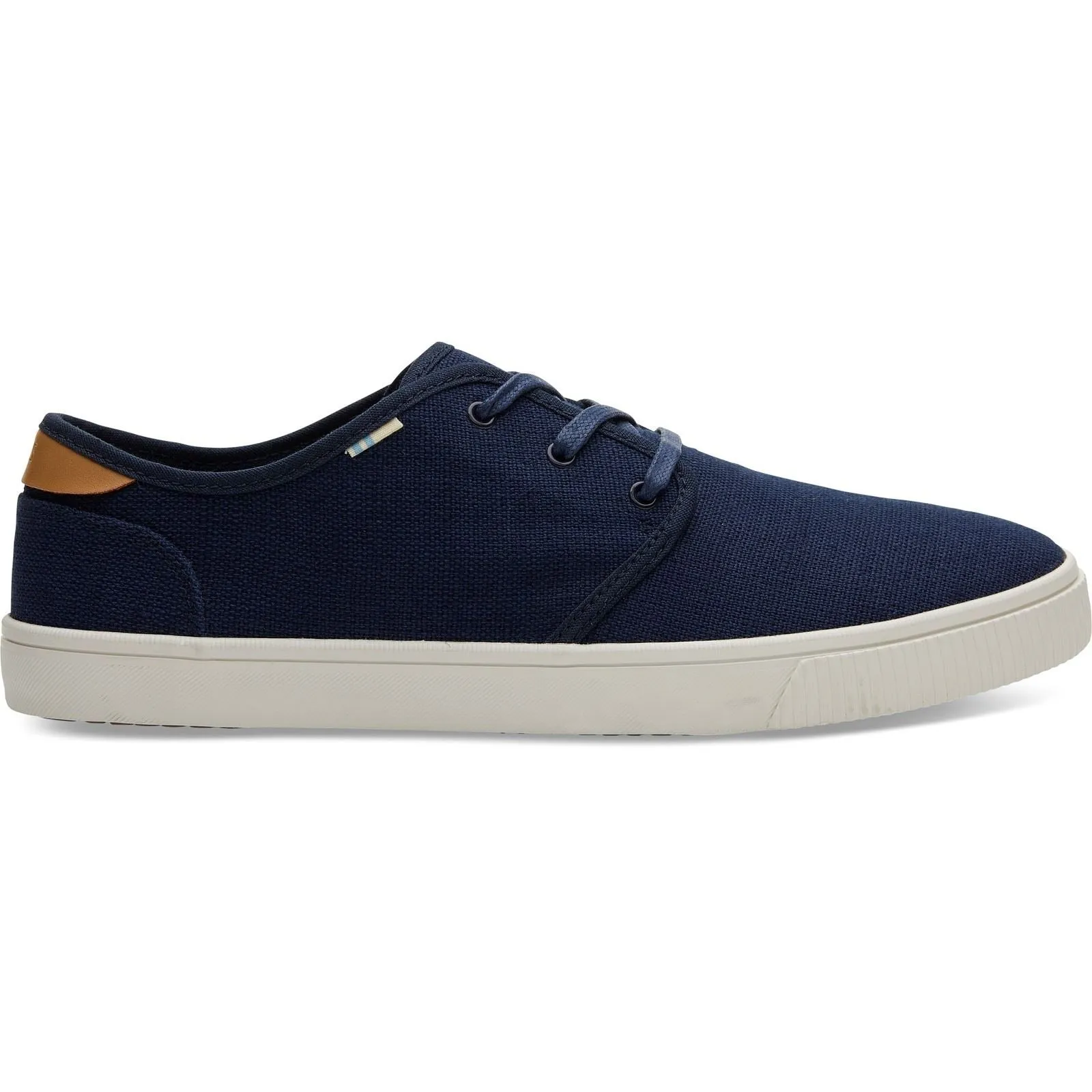 TOMS Carlo Jute Men's Navy Heritage Canvas Trainers