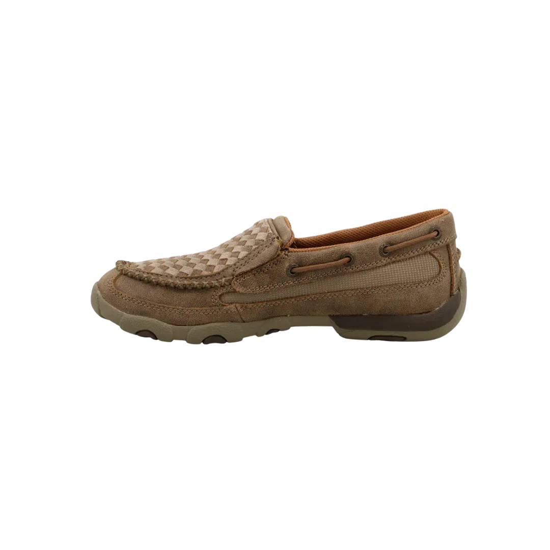 Twisted X Women's  Slip-on Driving Bomber Brown Moc