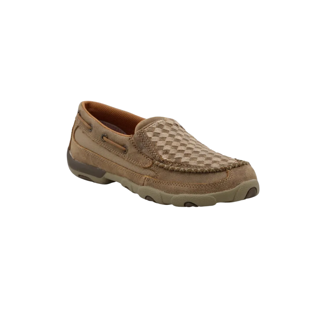 Twisted X Women's  Slip-on Driving Bomber Brown Moc