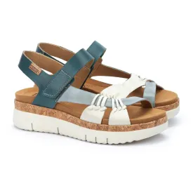 Women's Pikolinos Palma Multicolor Leather Sport Sandal Color: River