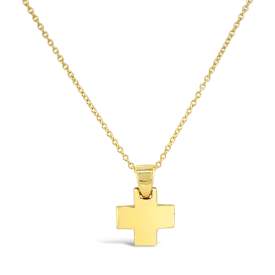 Yellow Gold Cross Pendant